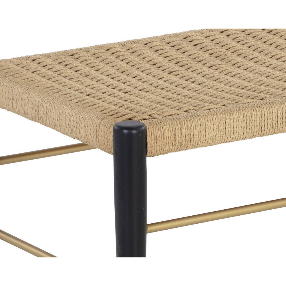 Bondi 19.75 inch Black Stool